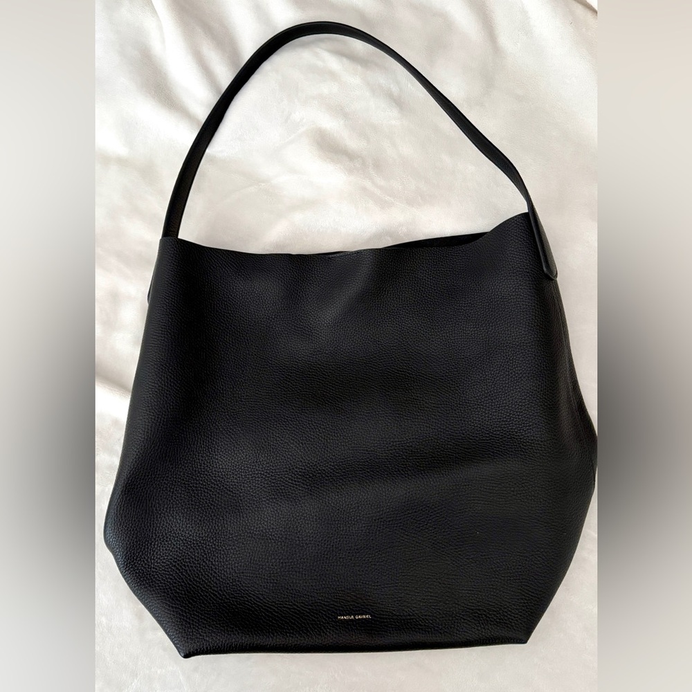 Mansur Gavriel Maxi Everyday Cabas Black Leather